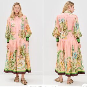 Alemais Papaya Shirtdress US 4 only